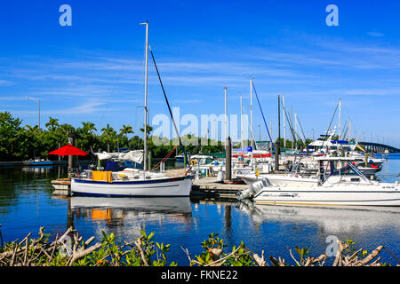 Charlotte Harbor Marina in Punta Gorda, SW Florida Stockfoto