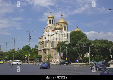 Kathedrale der Himmelfahrt der Jungfrau Maria, Varna, Bulgarien Stockfoto