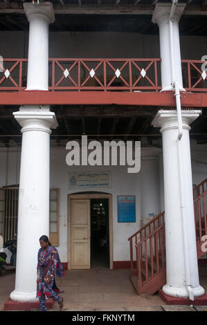 Niederländischen kolonialen Westflügel Gebäude innerhalb des Forts in Batticaloa, Sri Lanka Stockfoto