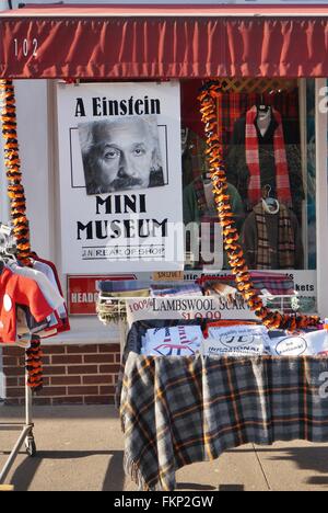 Pi-Tag, gehalten am 14. März (3/14) in Ehren von Einsteins Geburtstag, ist ein großes fest in Princeton, New Jersey, wo Einstein lebte. Stockfoto