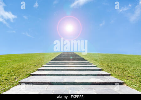 Treppe zum Himmel Stockfoto