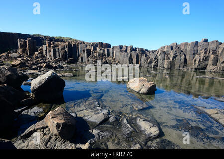 Stillgelegten Bombo Landzunge Steinbruch, Kiama, Illawarra Coast, New-South.Wales, Australien Stockfoto