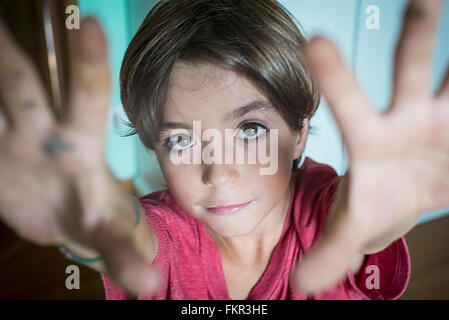 Kaukasische junge bis Stockfoto