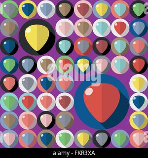 Vektor-Plektren Stock Vektor