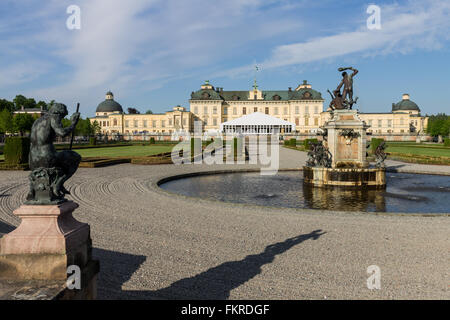 Drottningholm Palace Gardens Stockholm Schweden Stockfoto