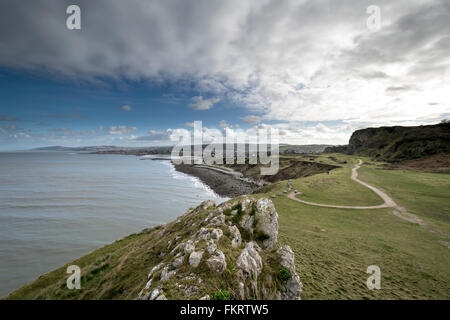 Ormes Köpfchen an Penrhyn Bay North Wales Stockfoto