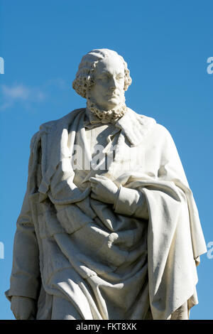 William Ward, 1. Earl of Dudley Statue, Stadtzentrum Dudley, West Midlands, England, UK Stockfoto