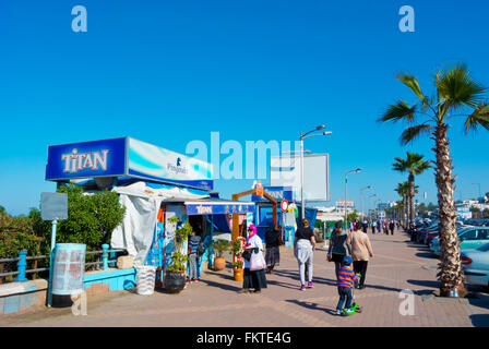 Boulevard de l Atlantique, Ain Diab, Casablanca, Marokko, Nordafrika Stockfoto