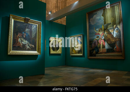 Turin, Italien. 10. März 2016. Press Preview Kunstausstellung "von Poussin zu den Impressionisten. Drei Jahrhunderte der französischen Malerei "im Palazzo Madama in Turin Credit: Stefano Guidi/Alamy Live News Stockfoto