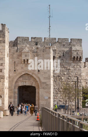 Jaffa-Tor, Altstadt Jerusalem Stockfoto