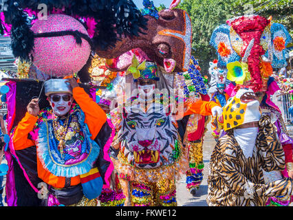 Teilnehmer der Karneval von Barranquilla in Barranquilla, Kolumbien Stockfoto