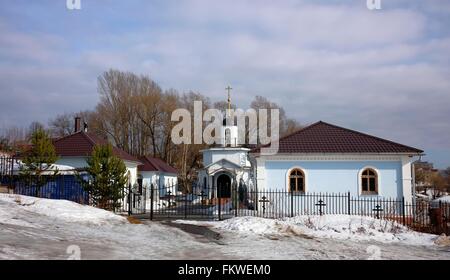 Kapelle der Kirche der Mutter Gottes in der Leben spendenden Frühling Bykovo, Russland Stockfoto