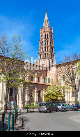 Basilika St. Sernin (XI. Jh.), Toulouse, Frankreich Stockfoto