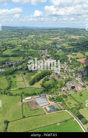 Eine Luftaufnahme von Somerset Dorf von Chew Magna Stockfoto