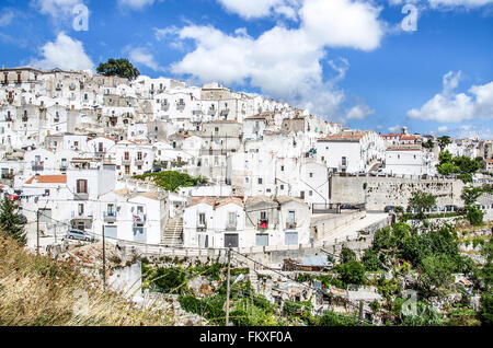 Monte Sant Angelo - Süd Italien Dorf - Gargano - Puglia Stockfoto