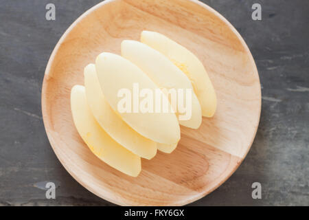 Traditionelle Thai Cookies auf Holzplatte, Fotoarchiv Stockfoto