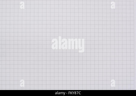 Leere Millimeterpapier Hintergrund Stockfoto