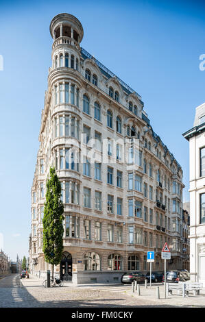 Belgien, Antwerpen, Zurenborg Stockfoto