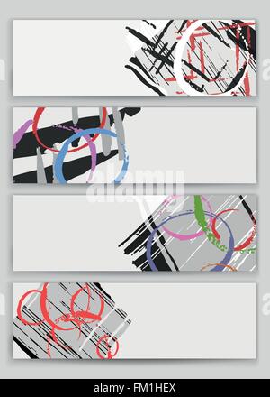 Satz von Flyer, Broschüre Design-Vorlagen Stock Vektor