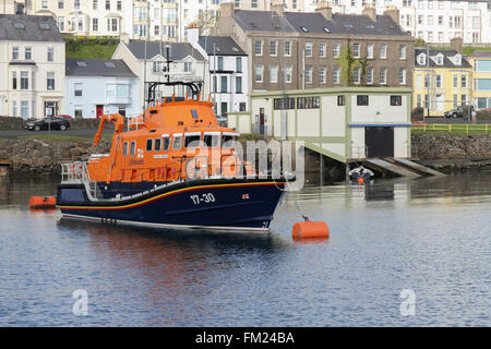 Portrush Rettungsboot, Portrush Harbour, County Antrim, Nordirland Stockfoto