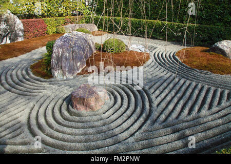 Japan; Kyoto, Taizo-in Tempel, Garten, Stockfoto