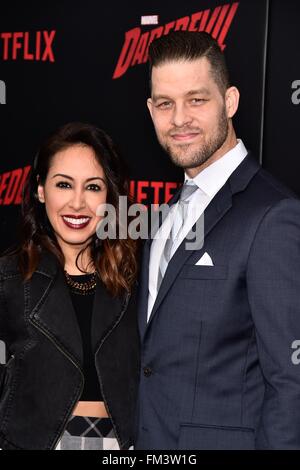 New York, NY, USA. 10. März 2016. Gast, Ben Thompson im Ankunftsbereich für Marvels DAREDEVIL Saison zwei Premiere auf Netflix, AMC Loews Lincoln Square 13, New York, NY 10. März 2016. Bildnachweis: Steven Ferdman/Everett Collection/Alamy Live-Nachrichten Stockfoto