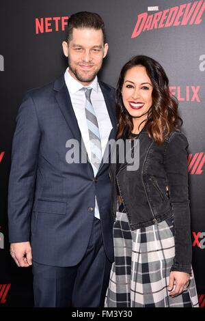 New York, NY, USA. 10. März 2016. Ben Thompson, Gast bei Anreise für Marvels DAREDEVIL Saison zwei Premiere auf Netflix, AMC Loews Lincoln Square 13, New York, NY 10. März 2016. Bildnachweis: Steven Ferdman/Everett Collection/Alamy Live-Nachrichten Stockfoto