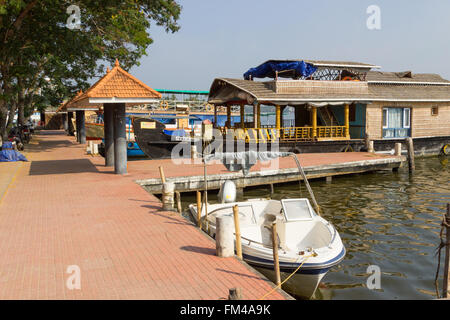 Kollam Boatjetty Stockfoto