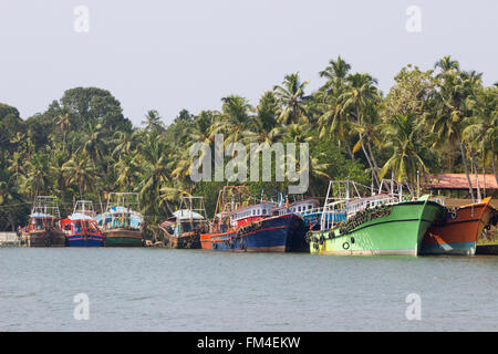 Ashtamudi See Stockfoto