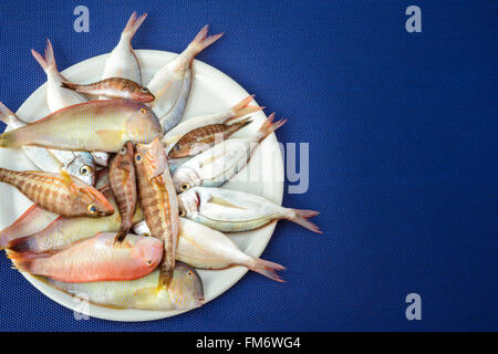 vor kurzem gefangen Fisch fertig gekocht werden Stockfoto