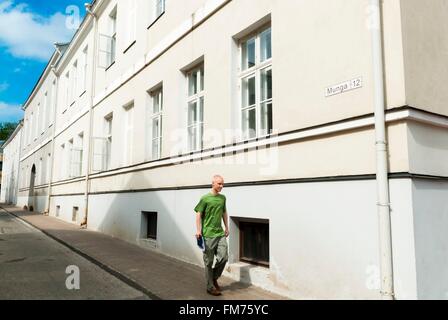 Estland (Baltikum), Tartu Region, Tartu, Ruutli Straße Stockfoto