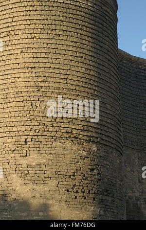 Leanderturm (Qiz Qalasi) in Baku, Aserbaidschan Stockfoto