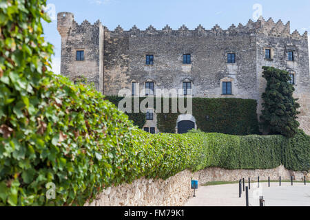 Burg, Altafulla, Katalonien, Spanien. Stockfoto