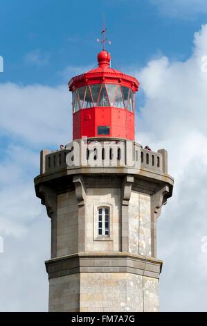 Frankreich, Charente Maritime, Ile de Ré, Saint Clement des Baleines, Laterne auf den Leuchtturm der Wale Stockfoto