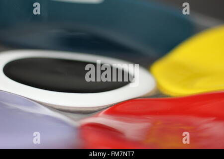 Glas-Kunstwerke aus den Färöer Inseln Stockfoto