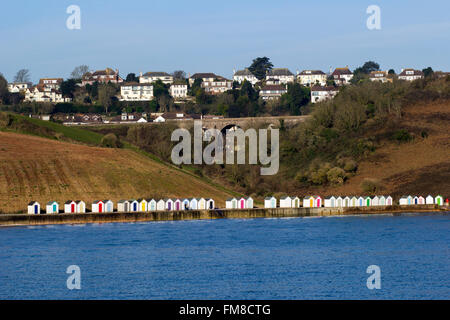 Broadsands in der Nähe von Paignton, South Devon, Devon, uk, Küsten, Reiseziel, Küste, inspirierend, Reisen, erstaunlich, dramatische, South, Su Stockfoto