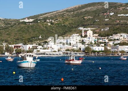 Griechenland, Kykladen, Syros Insel, Kini Stockfoto