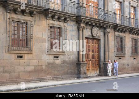 Spanien, Kanarische Inseln, Teneriffa Insel, San Cristobal De La Laguna oder La Laguna, Weltkulturerbe der UNESCO, Palacio de Nava Altstadt Stockfoto