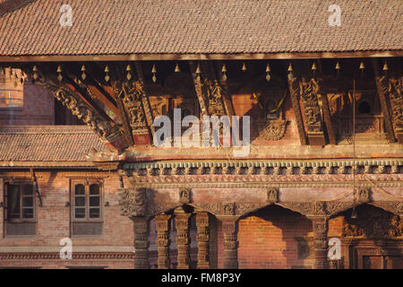 Nyatapola Tempel auf Taumadhi Tole, Bhaktapur, Nepal Stockfoto