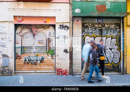 Spanien, Andalusien, Sevilla, Feria Bezirk Stockfoto