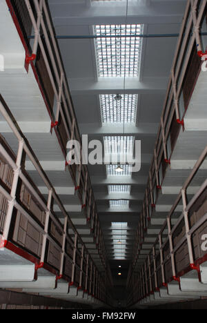 Alcatraz Gefängniszellen Stockfoto