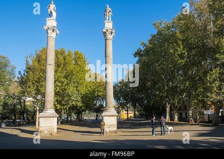 Spanien, Andalusien, Sevilla, Feria Bezirk Alameda de Hercules Stockfoto