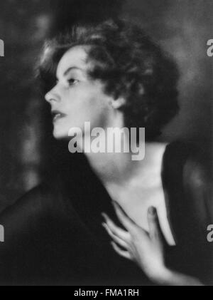 Greta Garbo, durch Arnold Genthe, 1925 Stockfoto