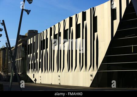 Bouches-du-Rhône, Frankreich, Aix-En-Provence, Konservatorium Darius Milhaud, Architekten Kengo Kuma (2013) Stockfoto