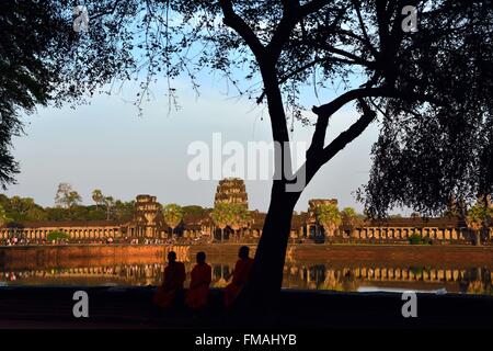 Kambodscha, Angkor, Weltkulturerbe der UNESCO, Angkor Wat Stockfoto