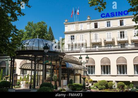 Frankreich, Ain, Pays de Gex, Divonne-Les-Bains, das Casino Stockfoto