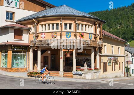 Frankreich, Ain, Pays de Gex, Mijoux Stockfoto