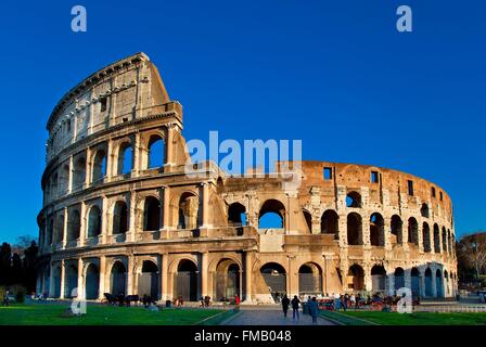 Italien, Latium, Rom, Altstadt Weltkulturerbe der UNESCO, das Kolosseum Stockfoto