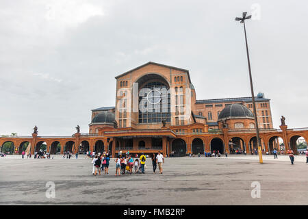 Basilica des nationalen Schreins unserer lieben Frau von Aparecida in Aparecida in Brasilien Stockfoto