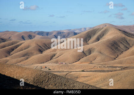 Blick vom Mirador Astronomico de Sicasumbre, Insel Fuerteventura, Kanarische Inseln, Spanien, Europa Stockfoto